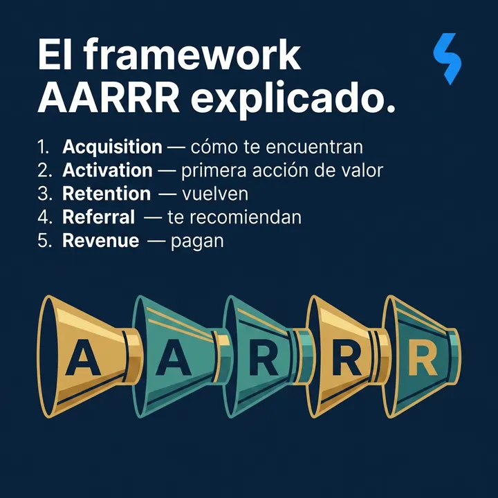El framework AARRR explicado.
