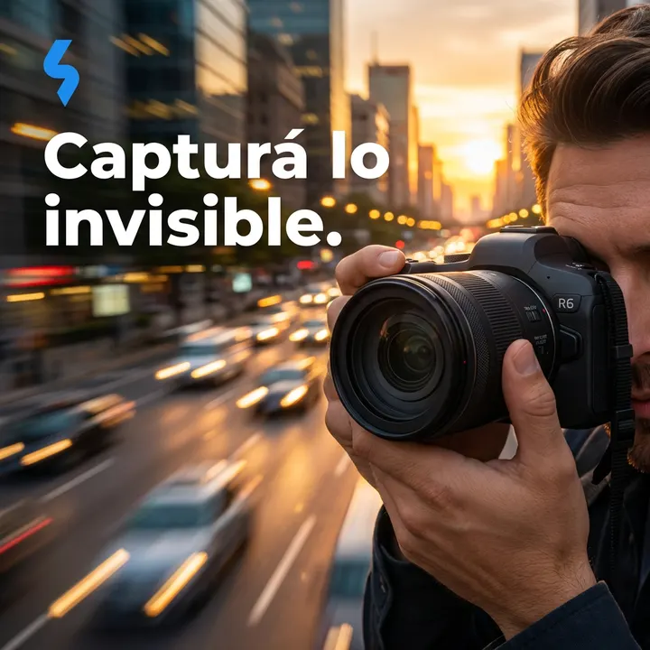Capturá lo invisible.