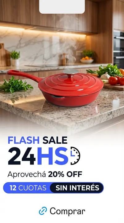 FLASH SALE 24HS — 20% OFF.